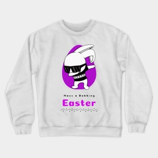 Dabbing Easter Bunny Crewneck Sweatshirt